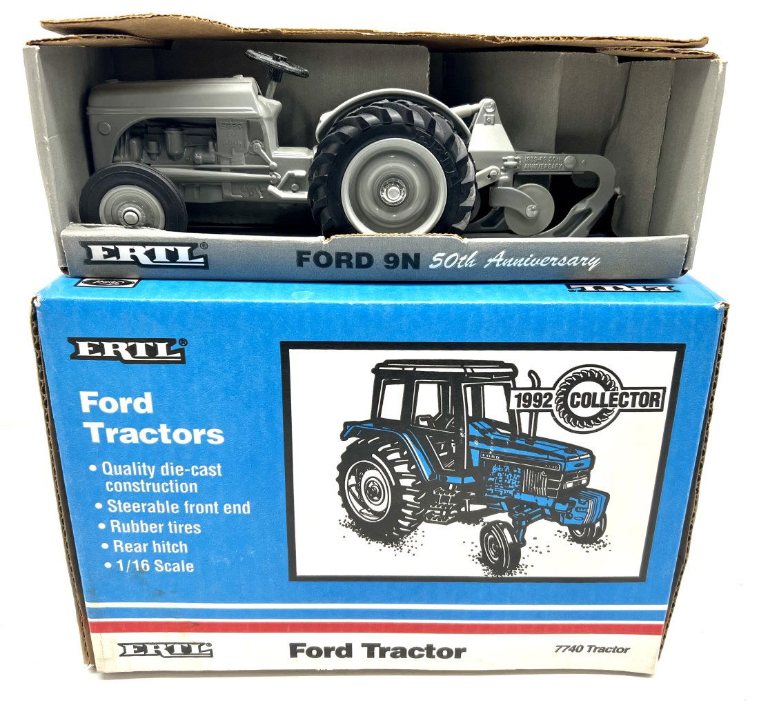ミニカー FORD tractor 7740 ERTL made in USA 1/16 Ford 7740 Tractor With Front Wheel Assist - Dalton's