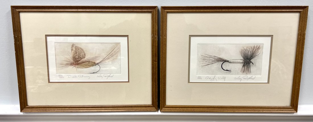 Pr. of signed Larry Crawford prints (1 of 3)