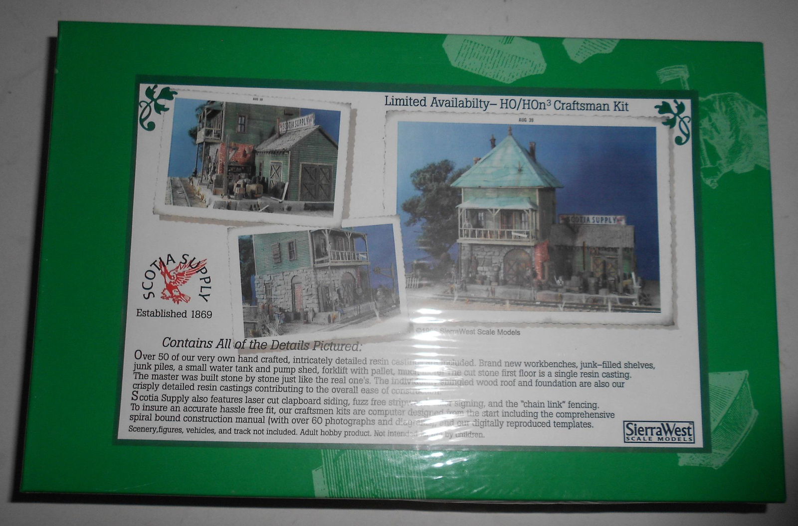 HO Scale Kit - Sierra West #201 Scotia - Sealed (1 of 3)