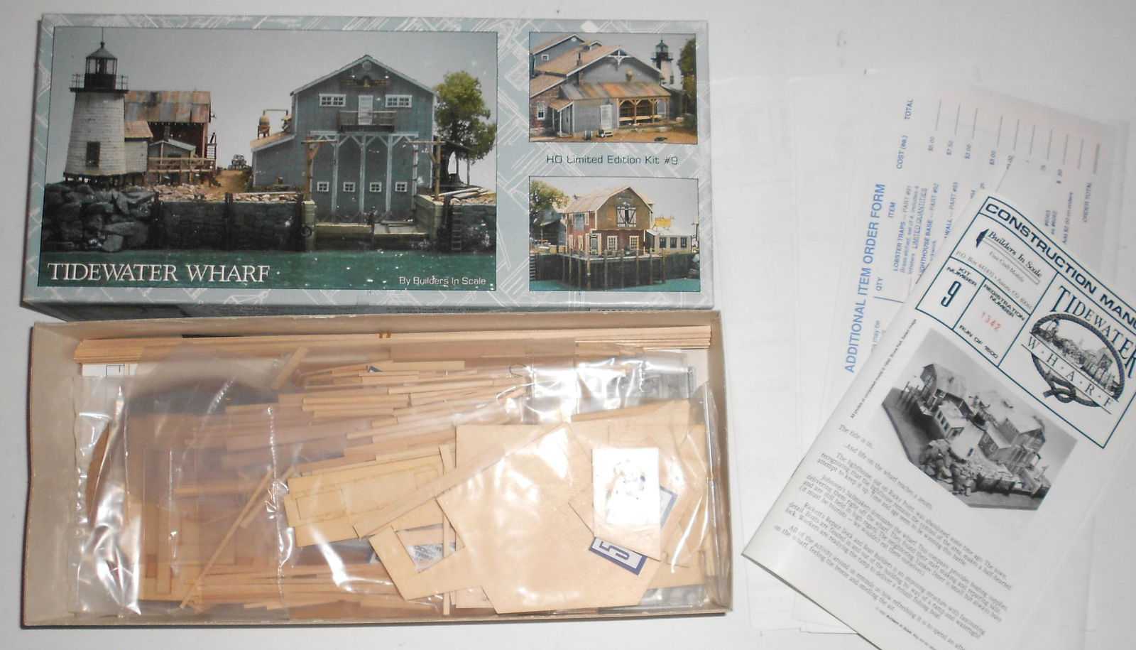 HO Scale Kit - Builders in Scale #9 Tide Water Wharf (1 of 3)