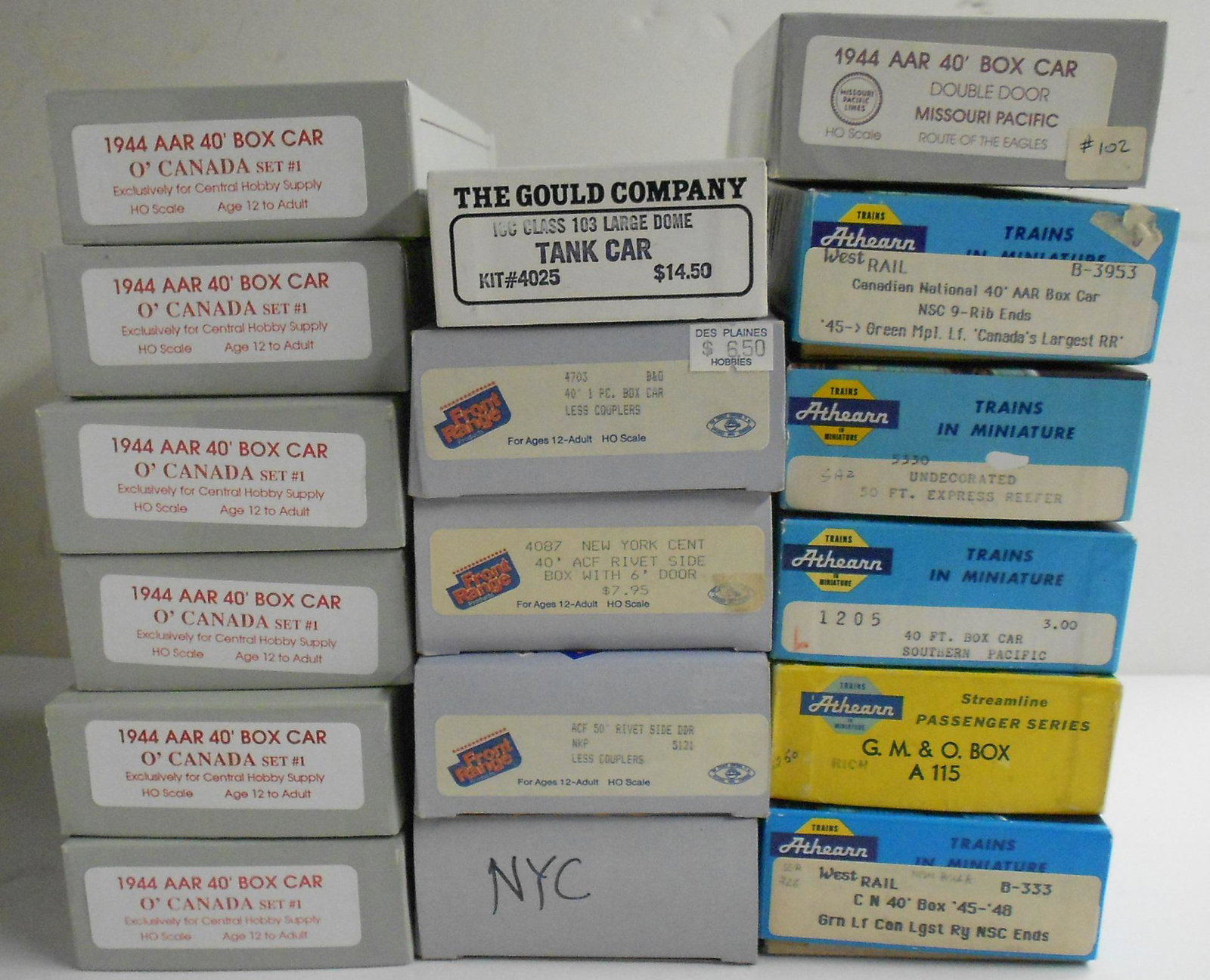 HO Scale 17 Car Kits: Intermountain, Red Caboose, more (1 of 1)