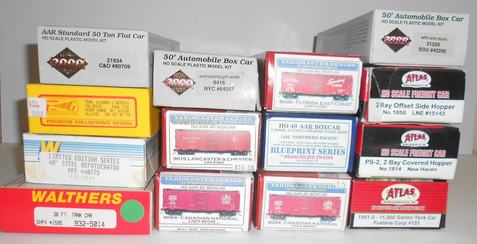 HO Scale Freight Cars, RTR, Kits, Built Kits (14) (1 of 3)