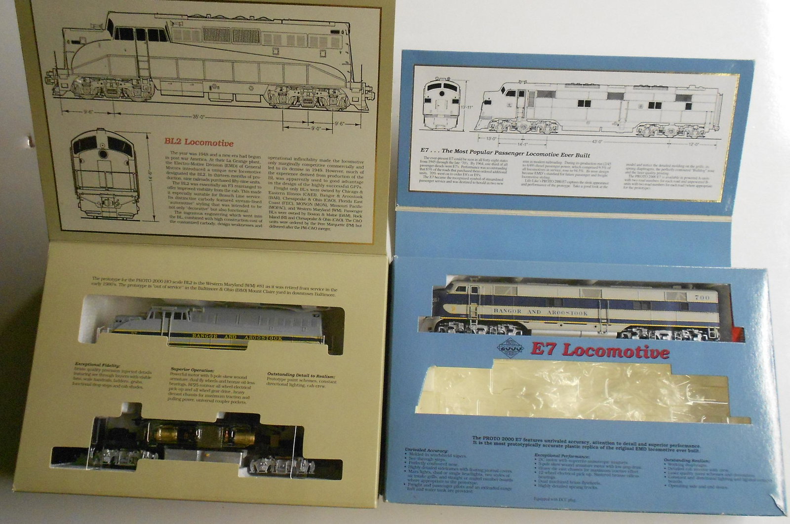 HO Scale - P2K: BAR E7 Custom Paint & BL-2 (1 of 3)