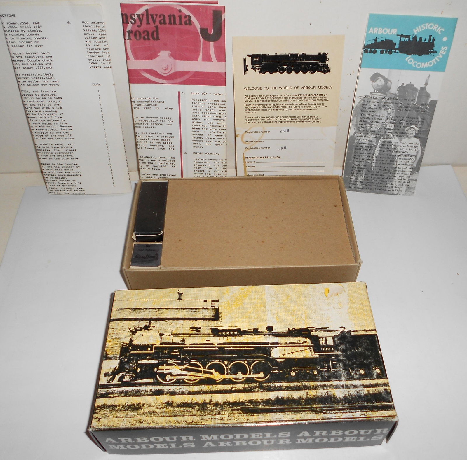 HO Scale Arbour Models Locomotive Kit PRR J 2-10-4 (1 of 3)