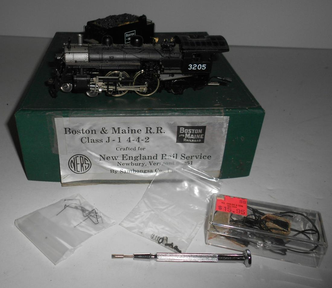 HO Brass - NERS B&M J-1 Locomotive c/p 3205 (1 of 9)
