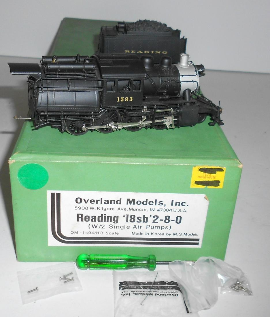 HO Brass - OMI Reading I8sb Camelback Loco c/p #1593 (1 of 9)