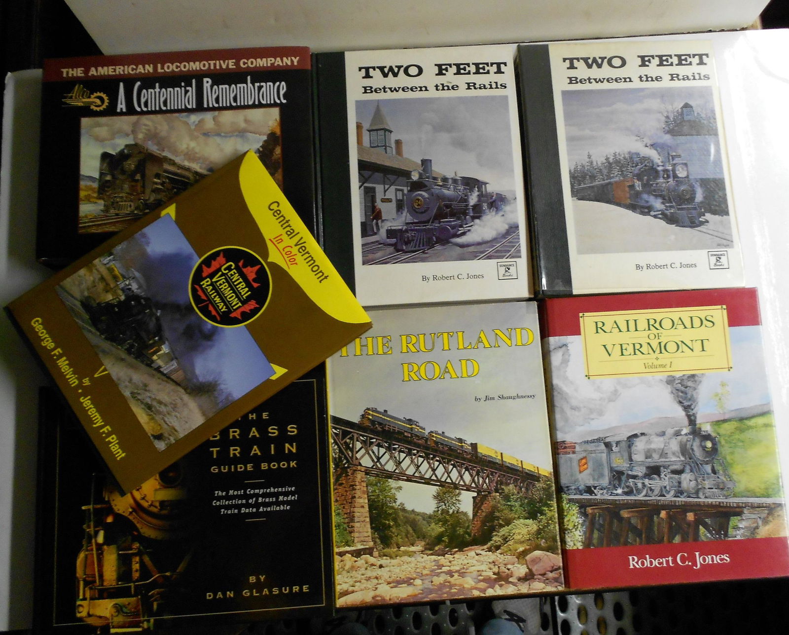 Railroad Books (7) 2 Footers, Vermont, Rutland + (1 of 1)