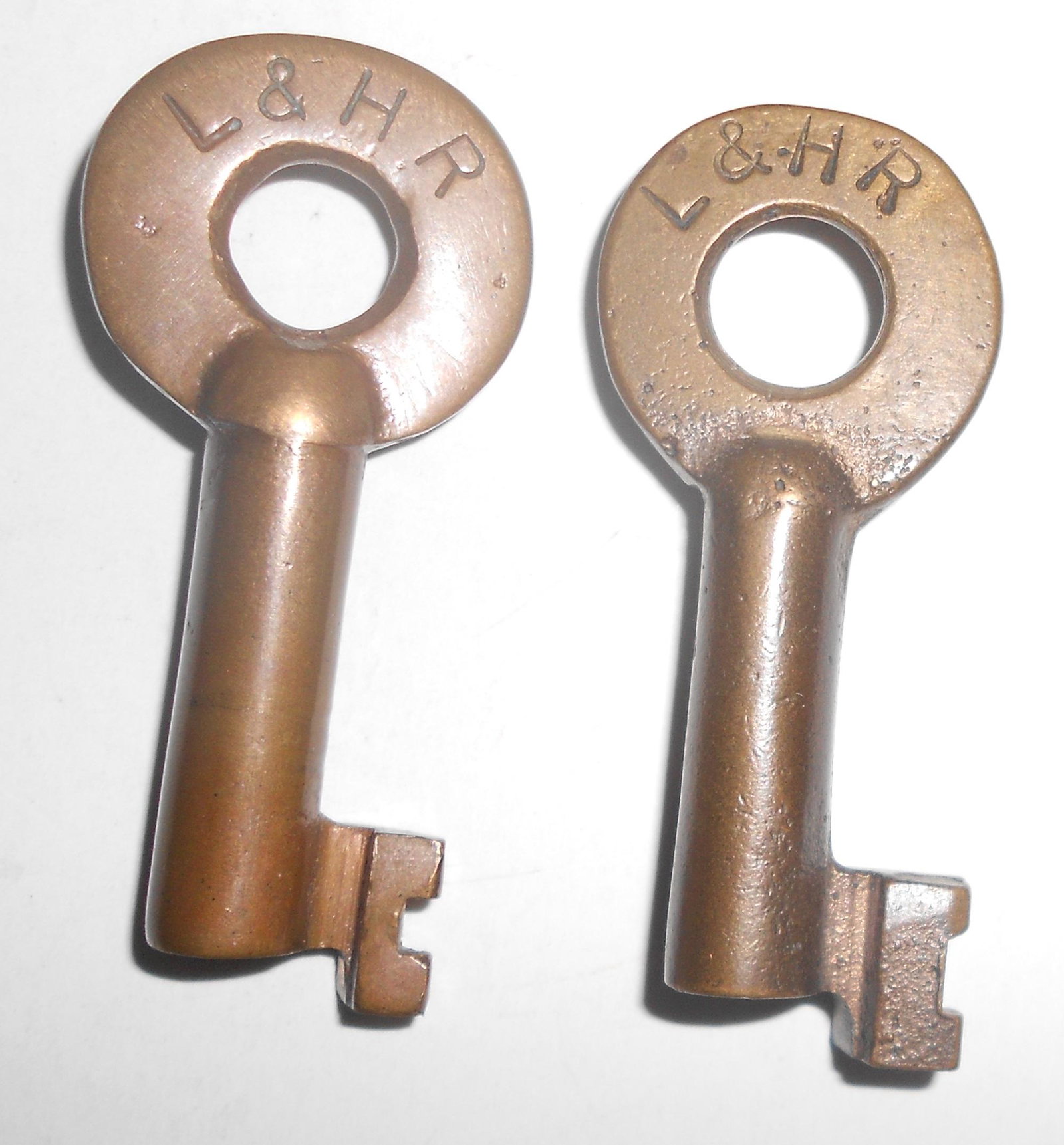 2 Lehigh & Hudson River Railroad Switch Keys (1 of 2)