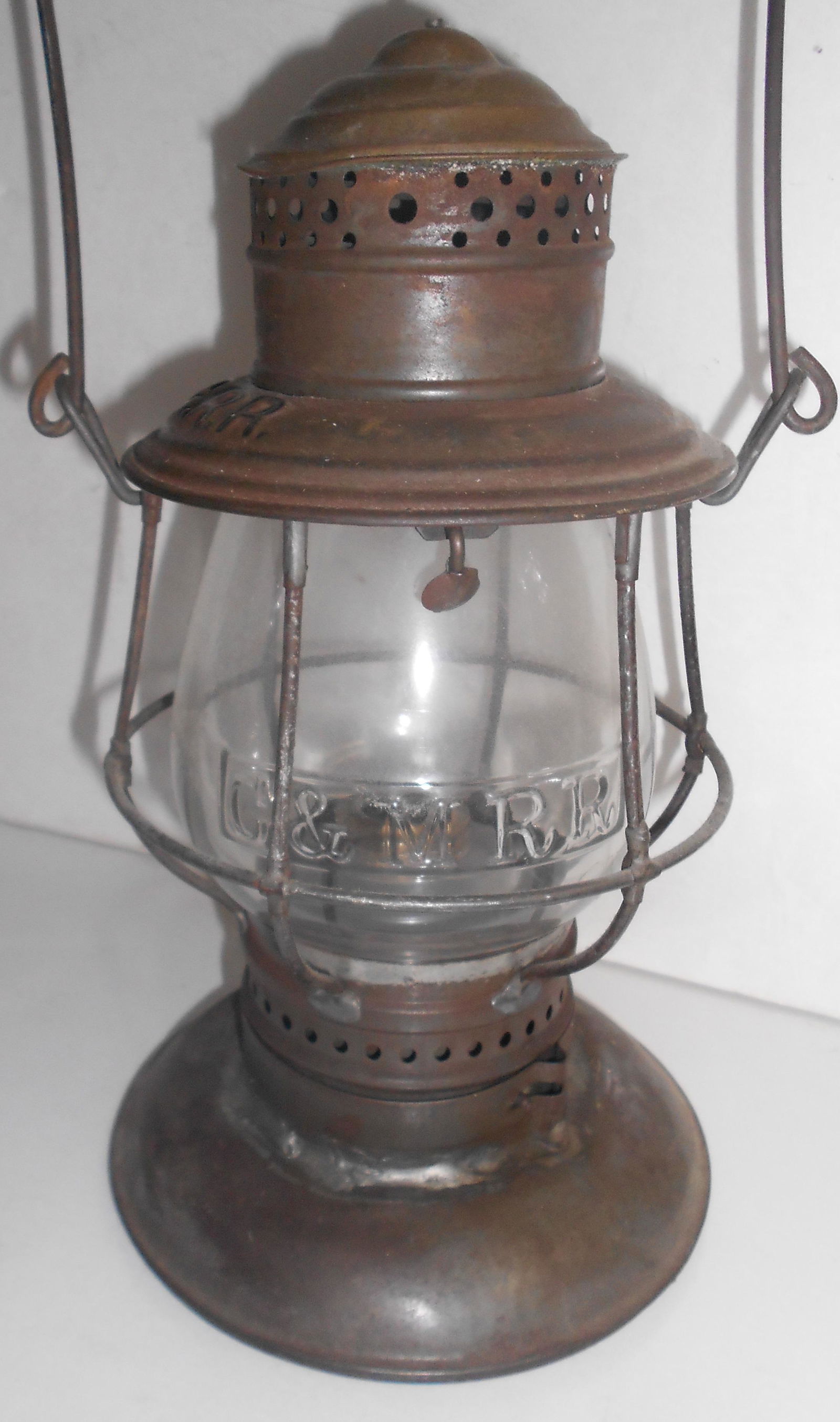 Concord Railroad BTBB Lantern C&M CC e/b Globe (1 of 7)
