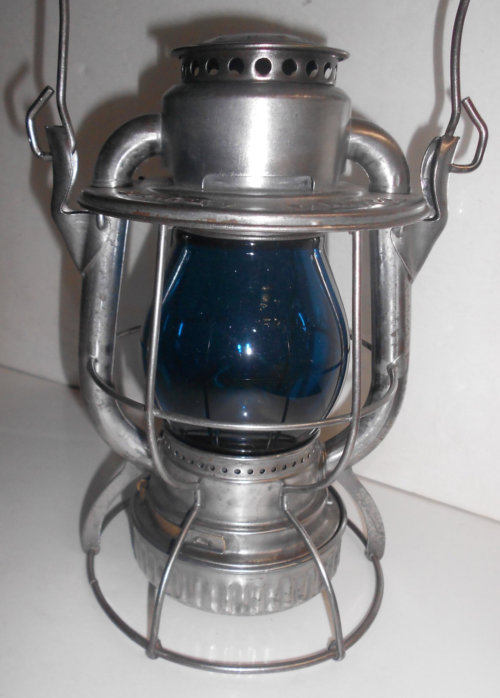 Lehigh & New England Vesta Lantern L&NE RR Co. Green (1 of 6)