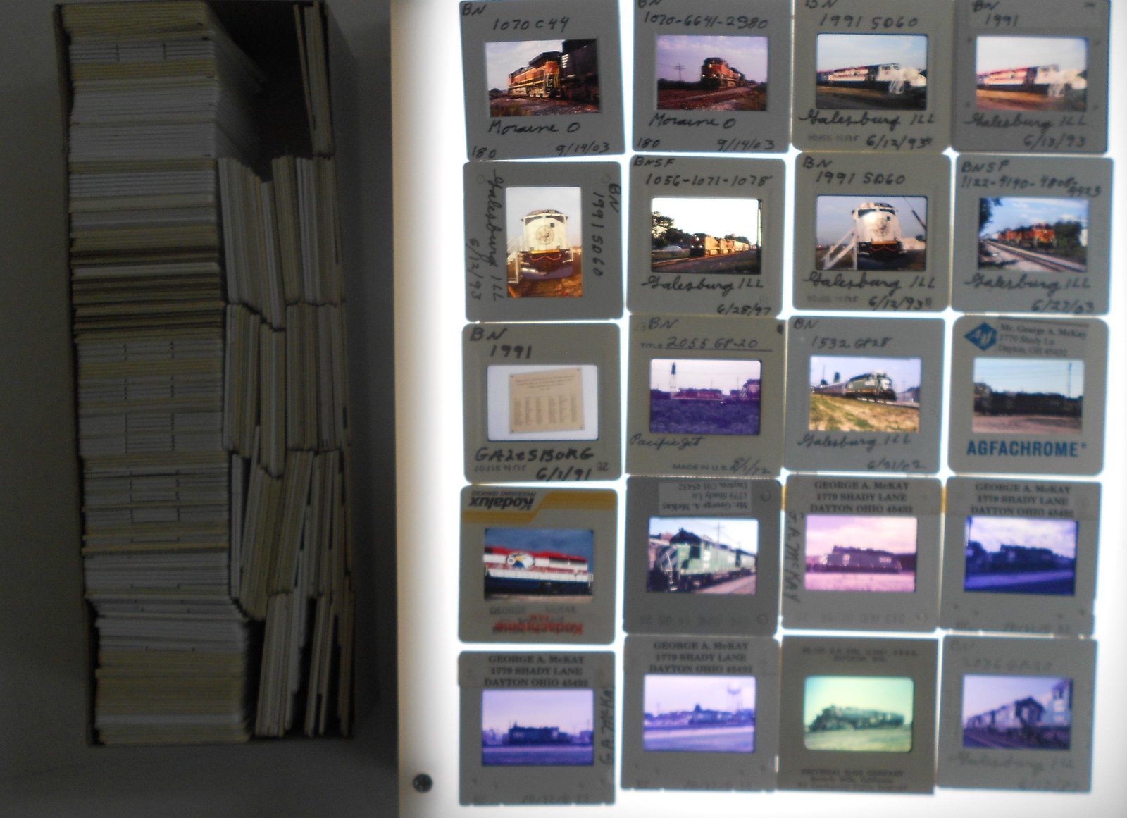 George McKay Slides SP Santa Fe 1990s-2003 (1 of 3)