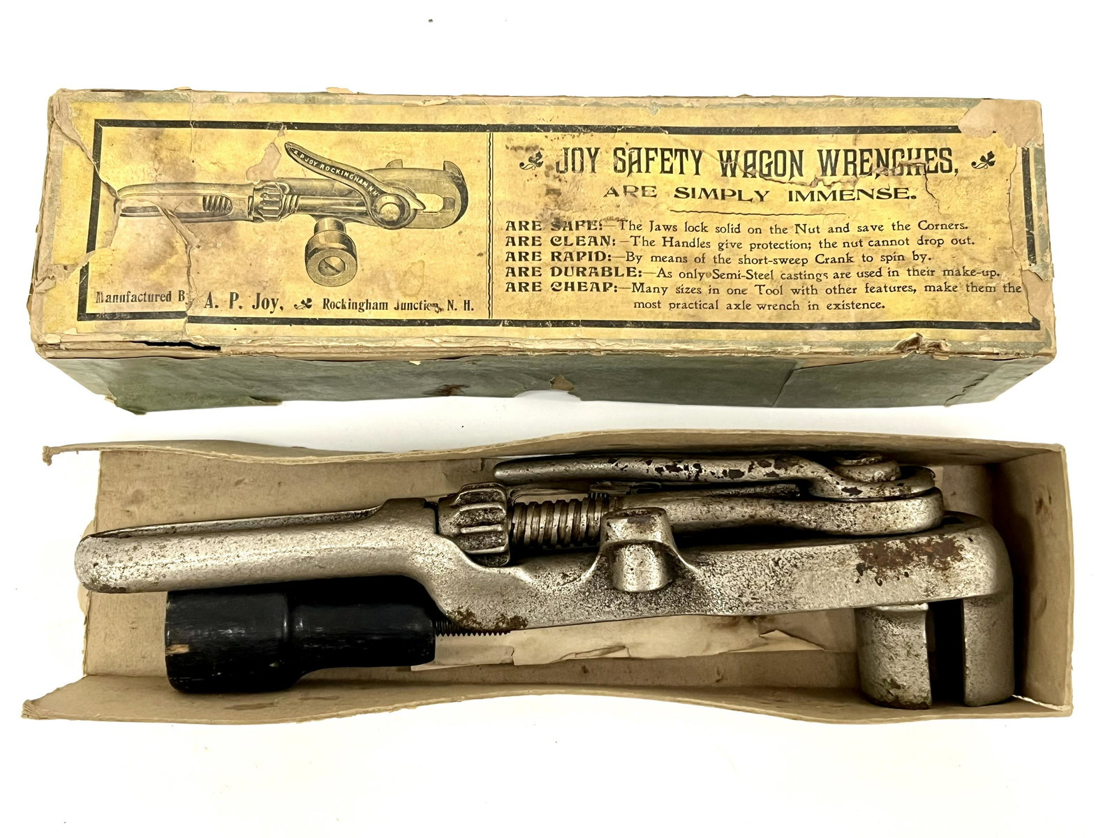 Joy Safety Wagon Wrench, org box (box as is) (1 of 3)