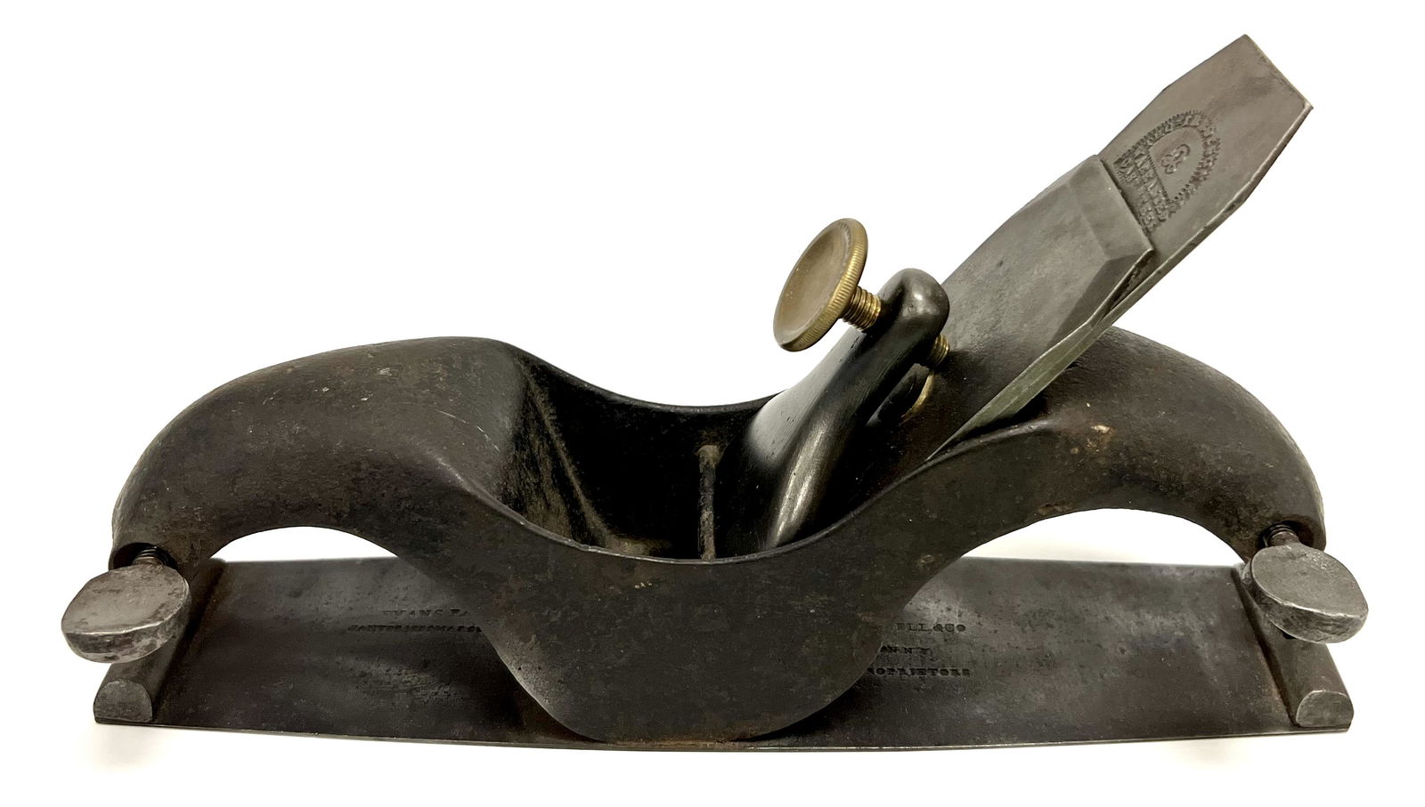 Very Scarce Possibly Unique Featured Evans Patent Circular Plane (1 of 8)