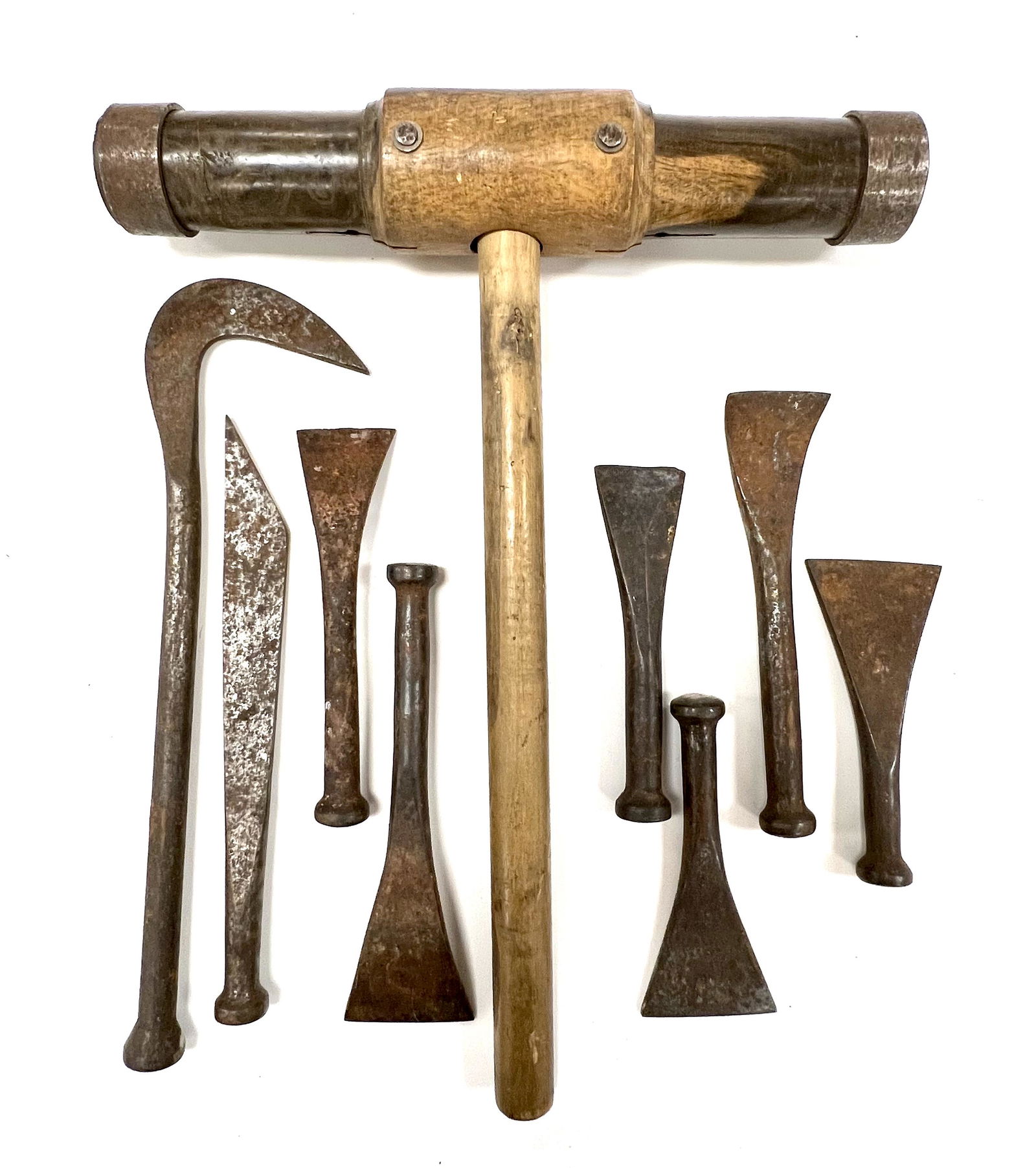 Caulking Mallet And Irons Auction