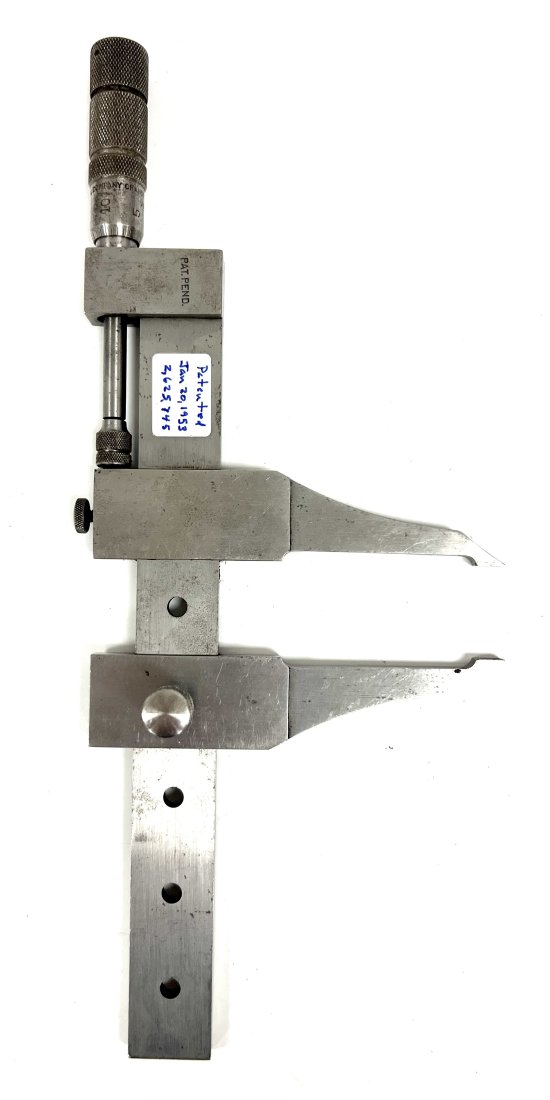 Central Tool Co. Micrometer. Pat. June 20, 1953 (1 of 2)