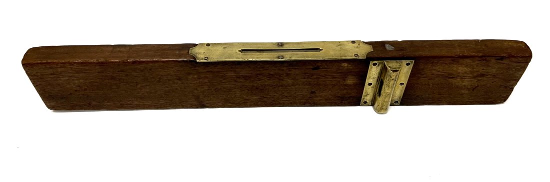 Mahogany Level With Cast Brass Side Vial (1 of 3)