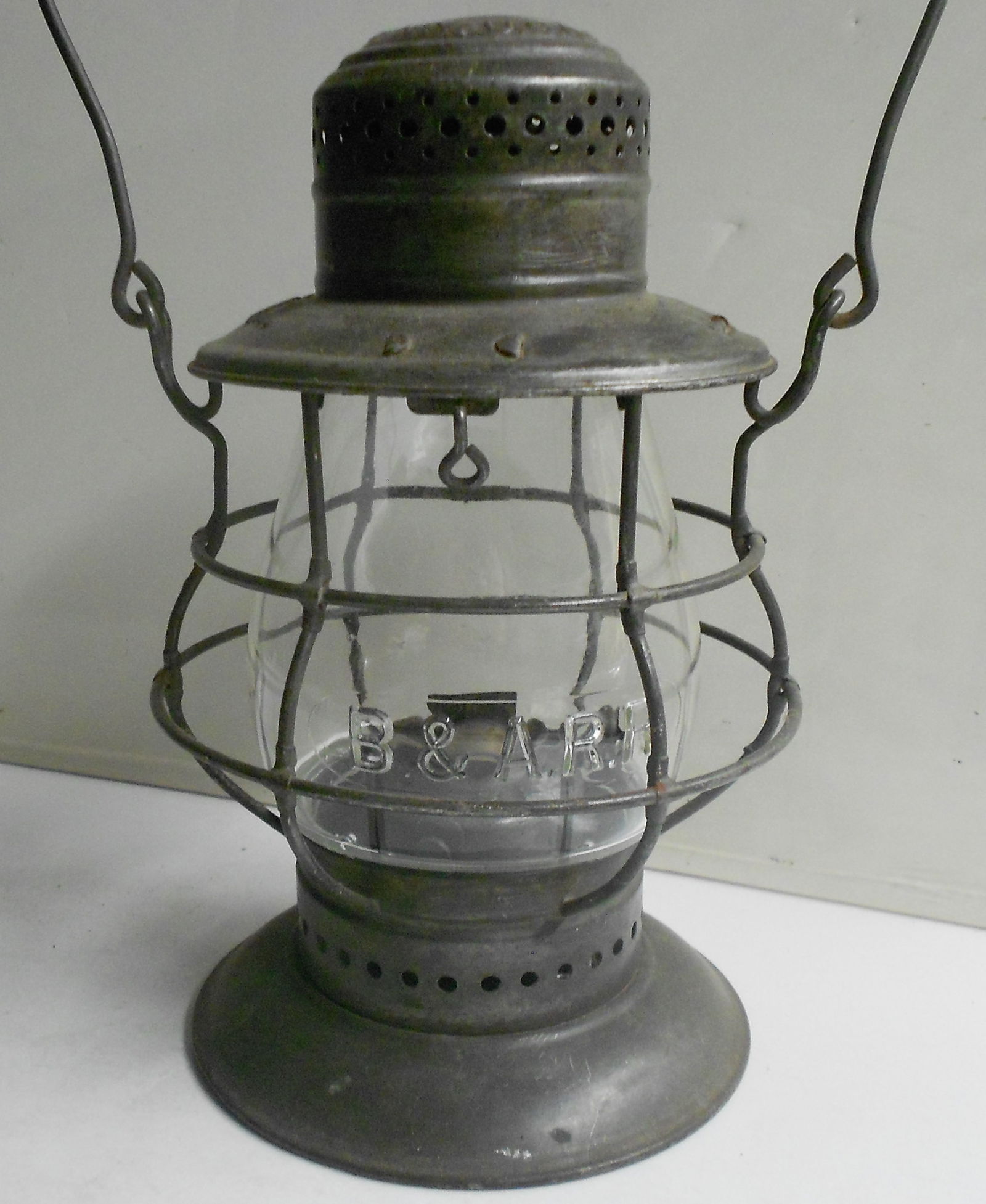 Boston & Albany Dietz #6 Lantern - Clear Cast Globe (1 of 5)