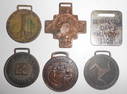 6 Watch Fobs: Commemoratives: Vermont, New Hampshire, Seattle, etc.