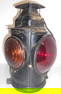 Burlington Route Caboose Tail Marker Lamp by Adlake