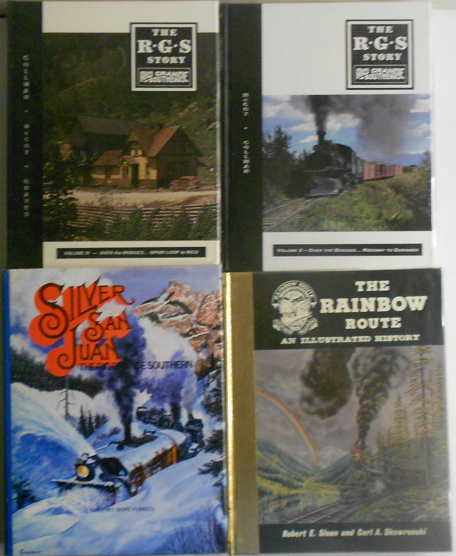 Railroad Books Colorado Narrow Gauge (4) RGS, Silver San Juan (1 of 1)