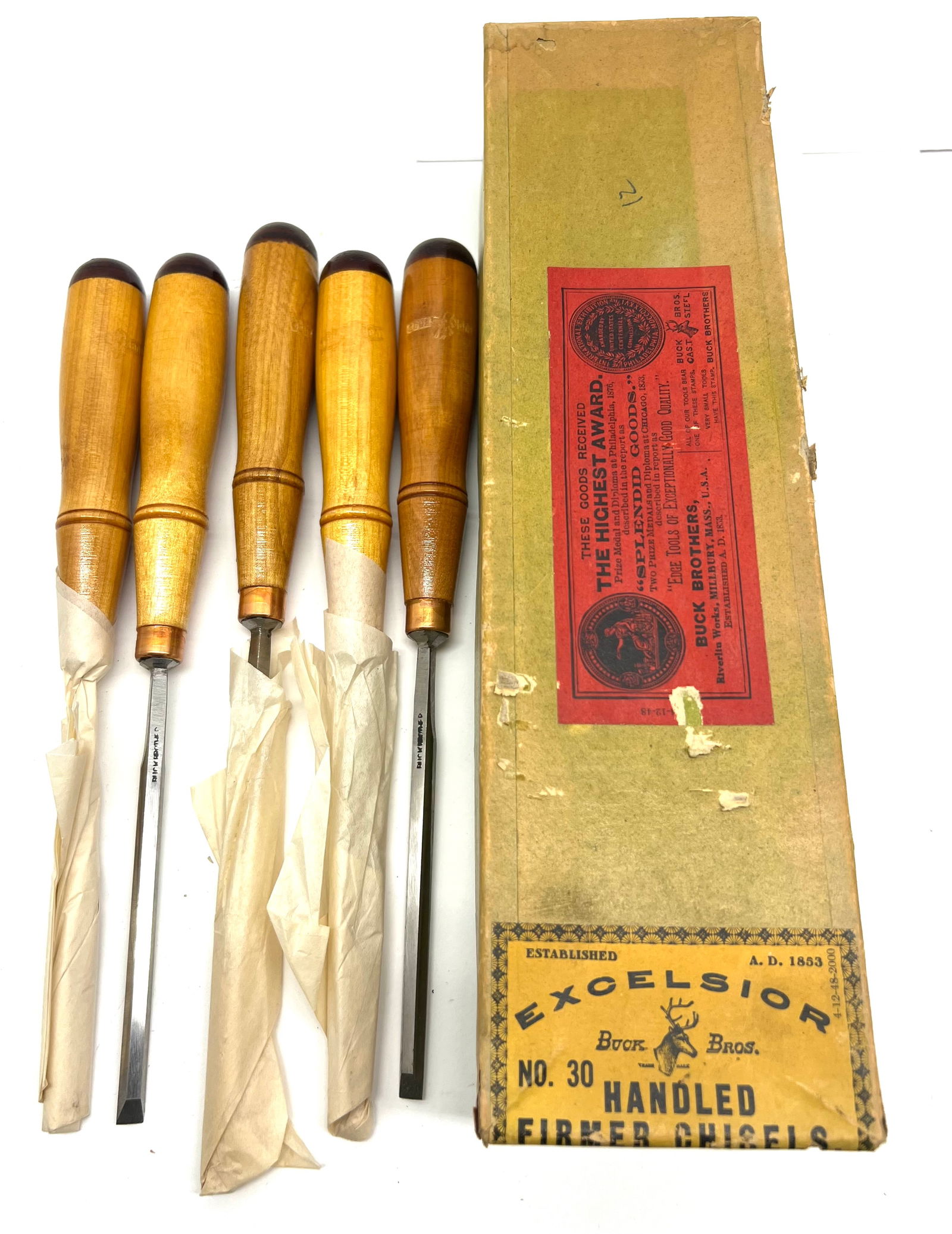 New Old Stock Buck Bros Chisels (1 of 3)