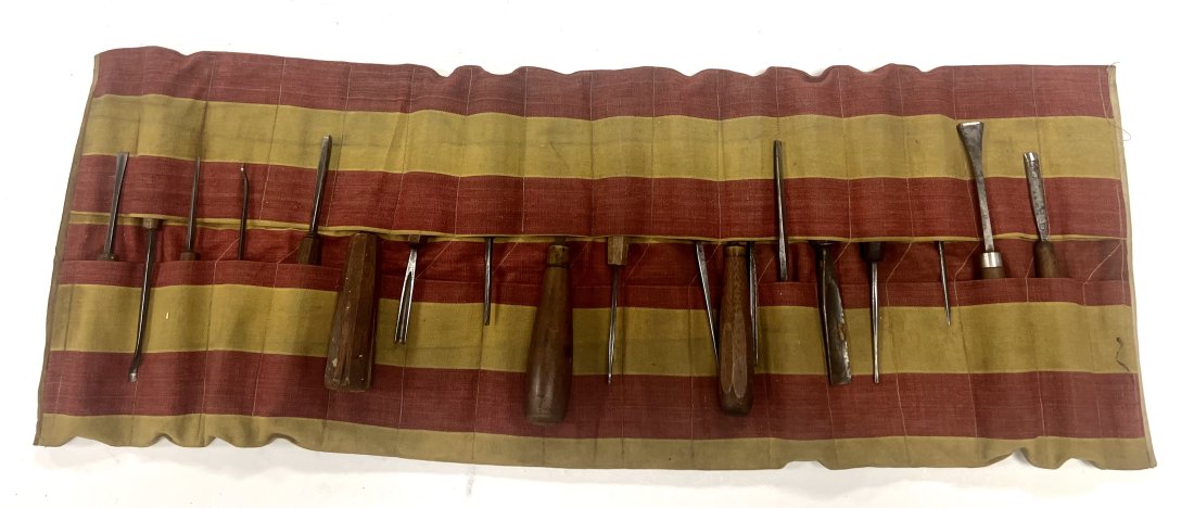 Roll of Carving Chisels (1 of 2)