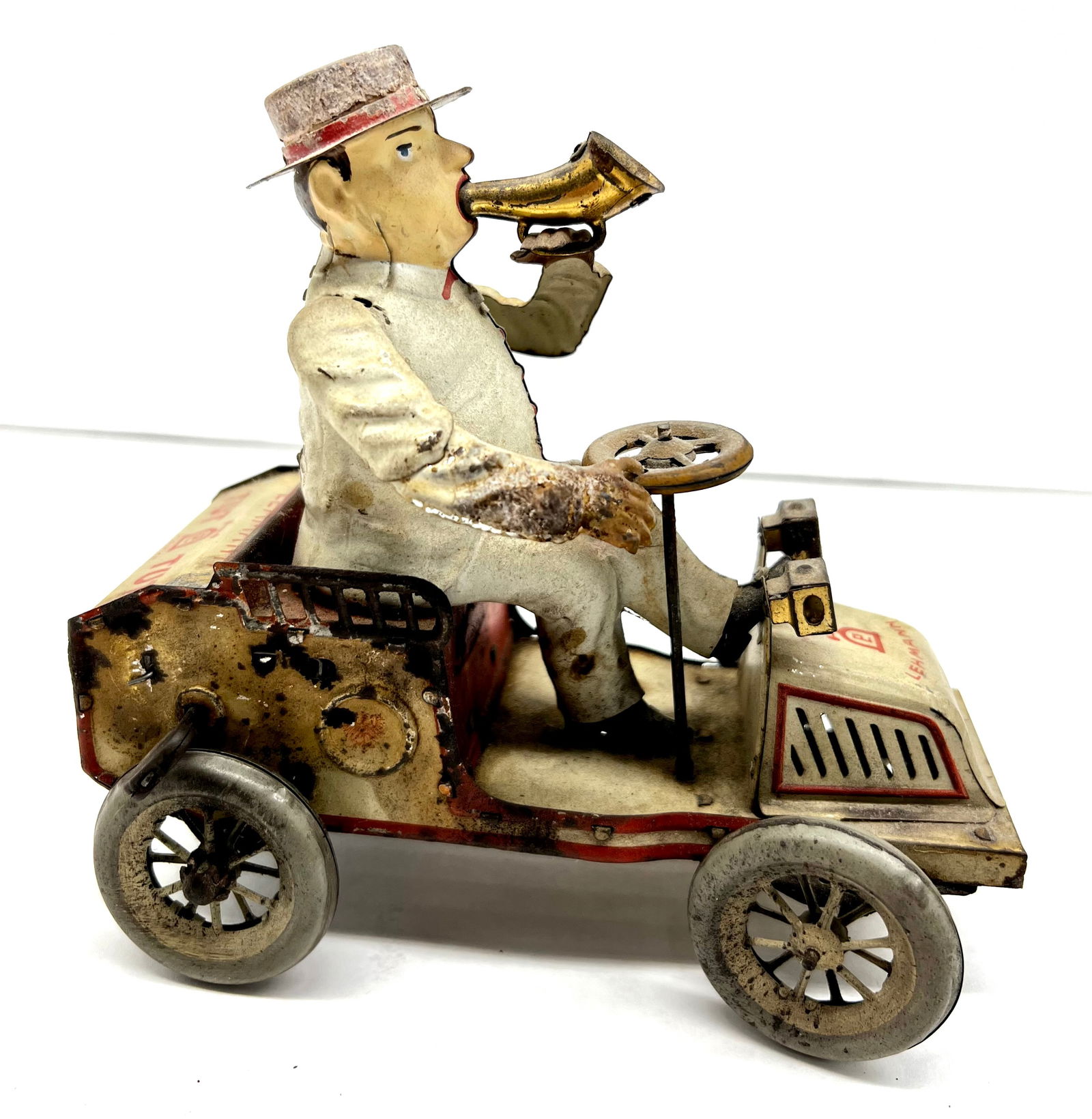 LEHMANN "TUT-TUT" Wind Up Tin Car (1 of 4)