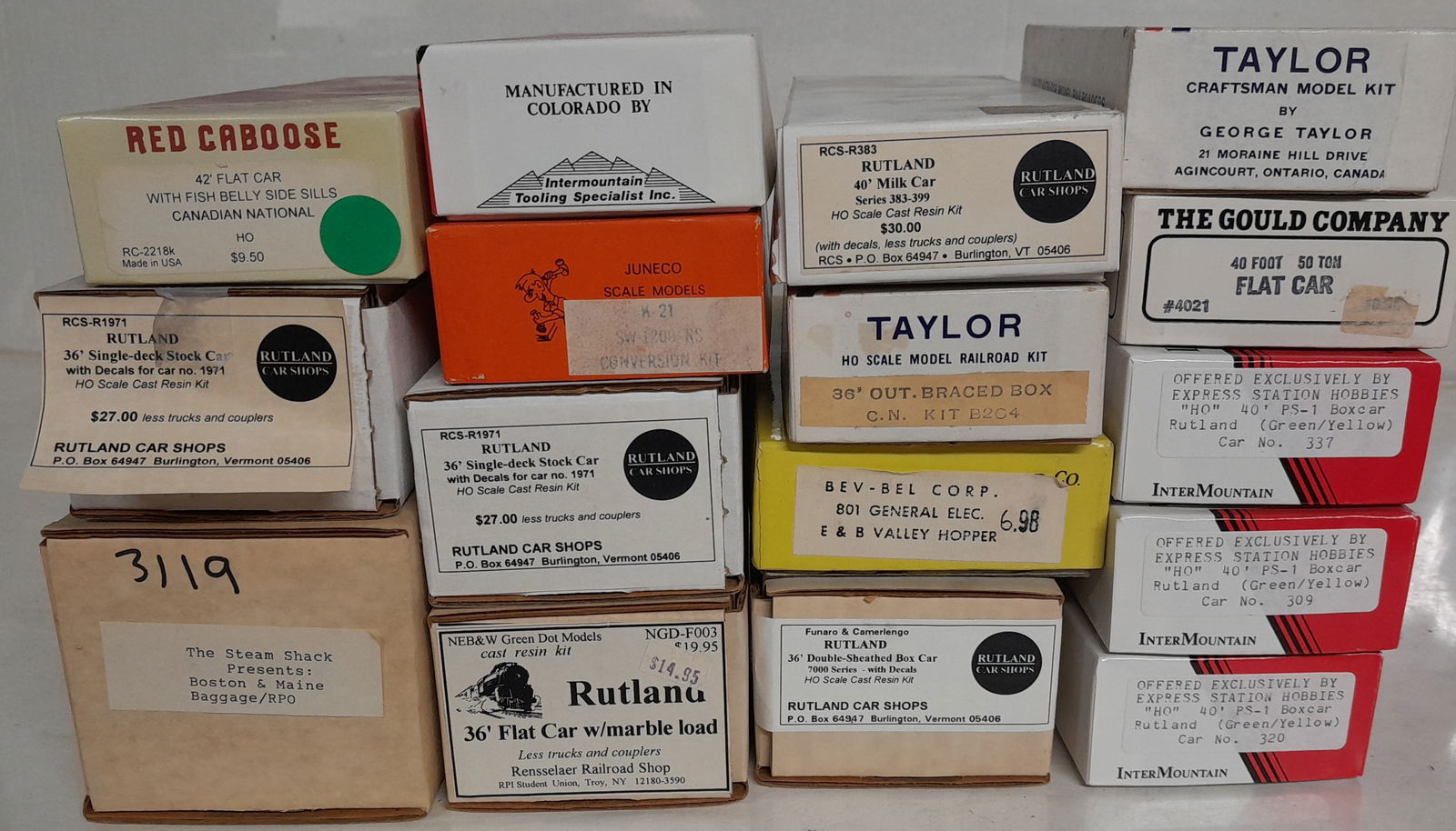 HO Scale Craftsman Car Kits (16)  Lots of Rutland (1 of 1)