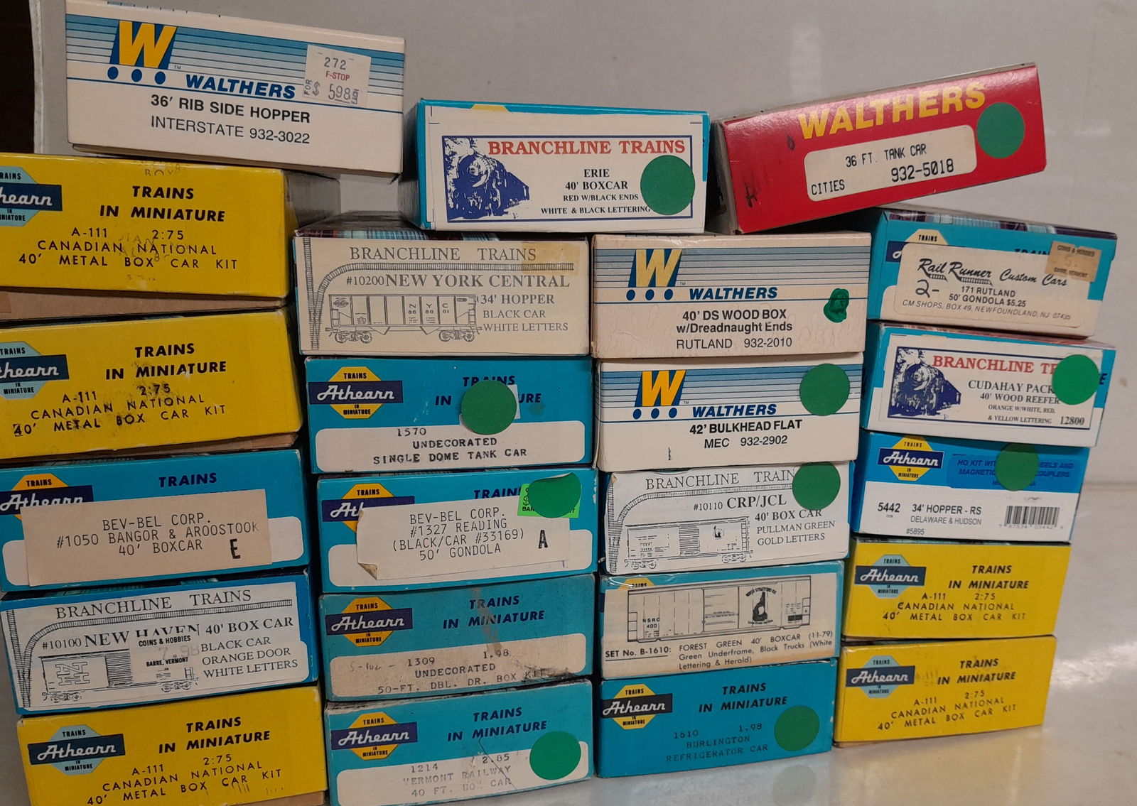 HO Scale Athearn, Walthers, Branchline Bev-Bel Freights (23) (1 of 1)