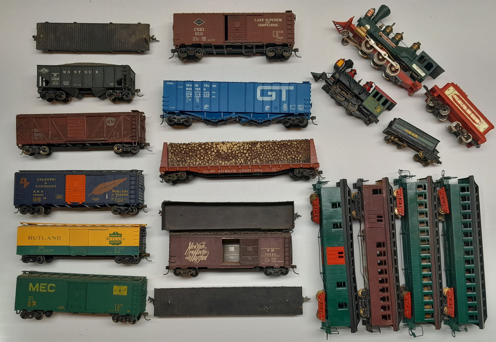 HO Scale older Models with New One Loco & Mantua Brass (1 of 3)