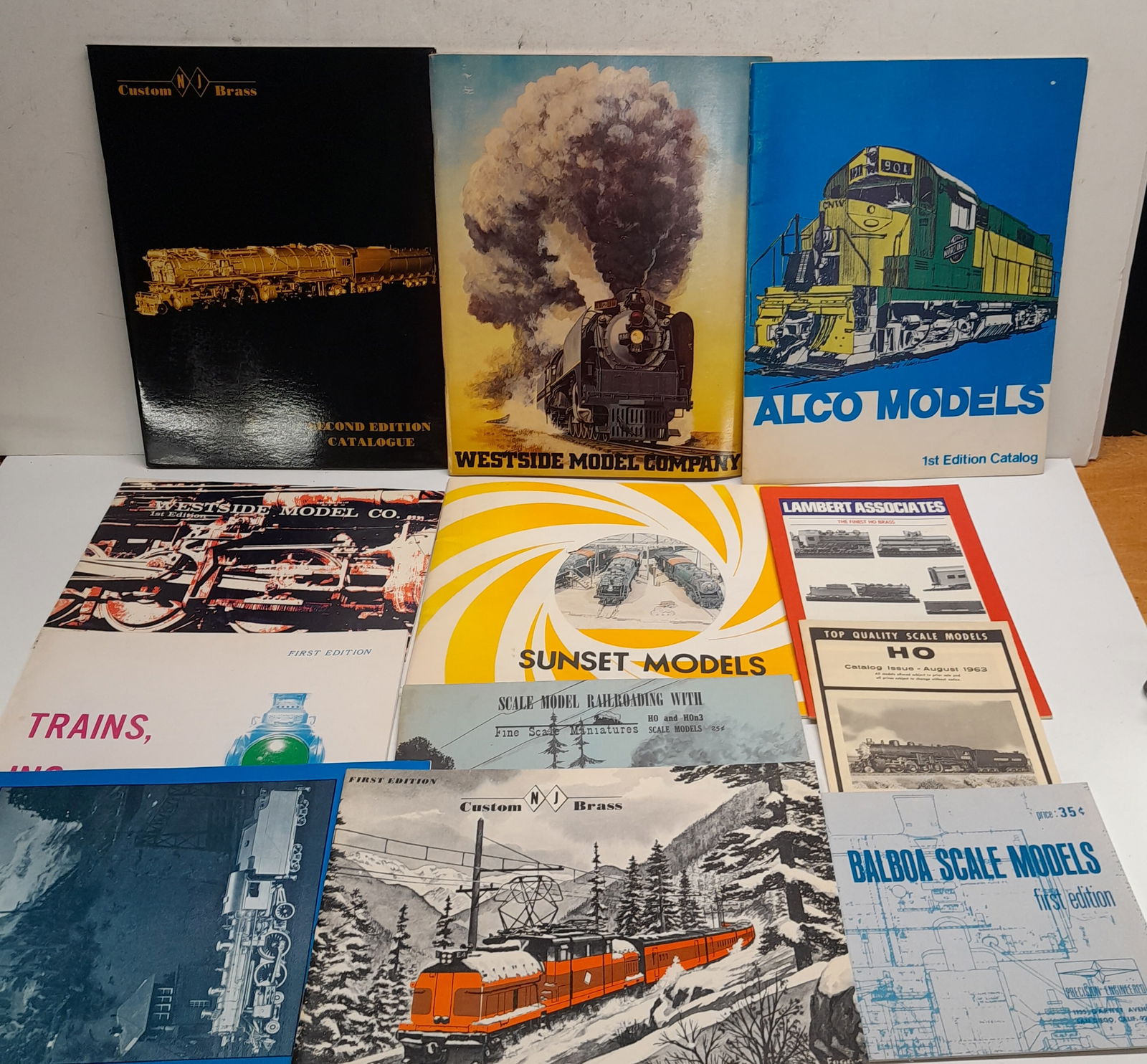 HO Brass Catalogs - several 1st Editions (12) (1 of 2)