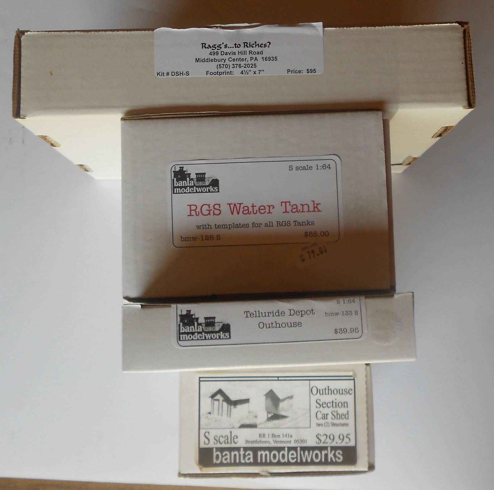 S Scale Structure Kits Various Manufacturers (4) (1 of 3)