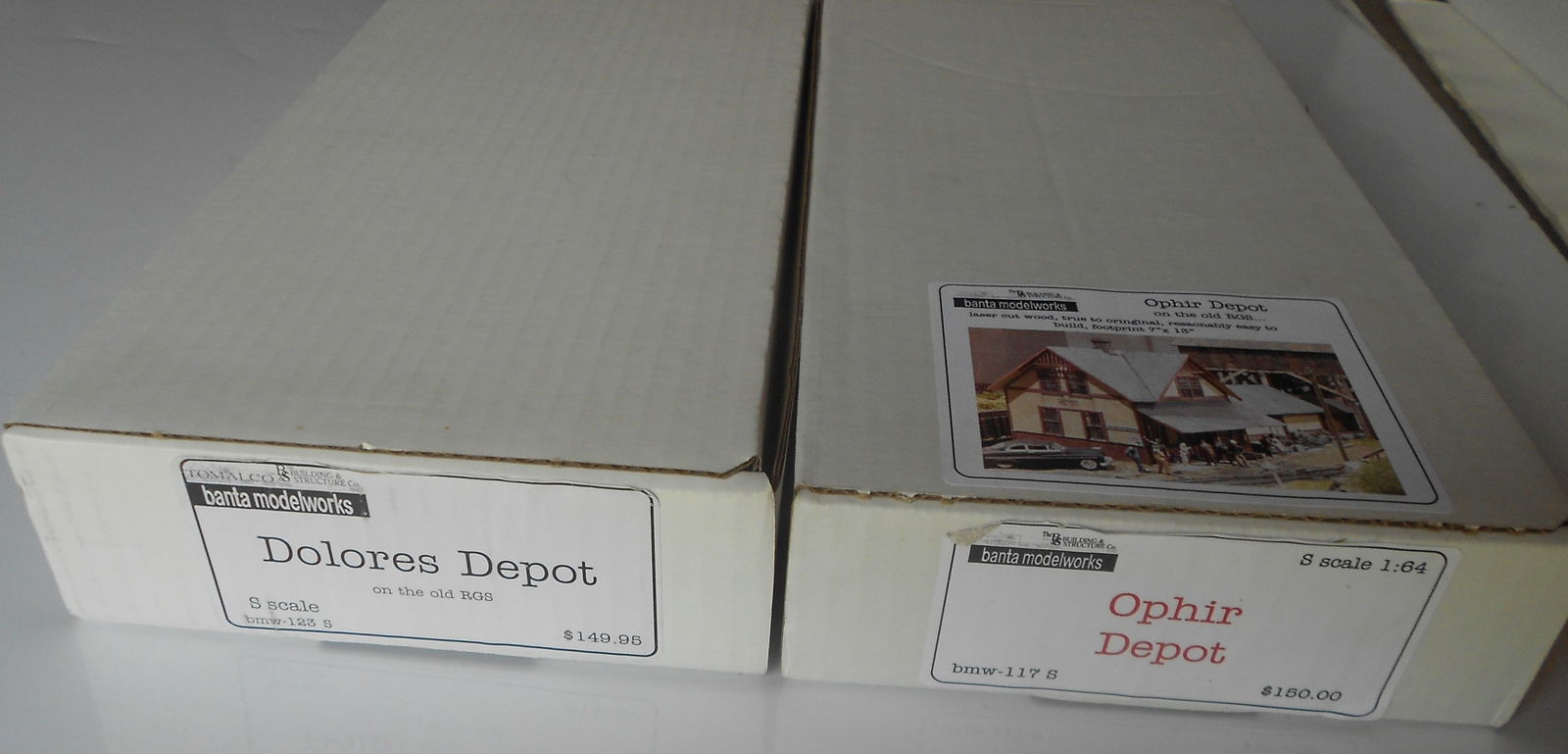 S Scale Banta Depot Kits: Dolores, Ophir (1 of 3)