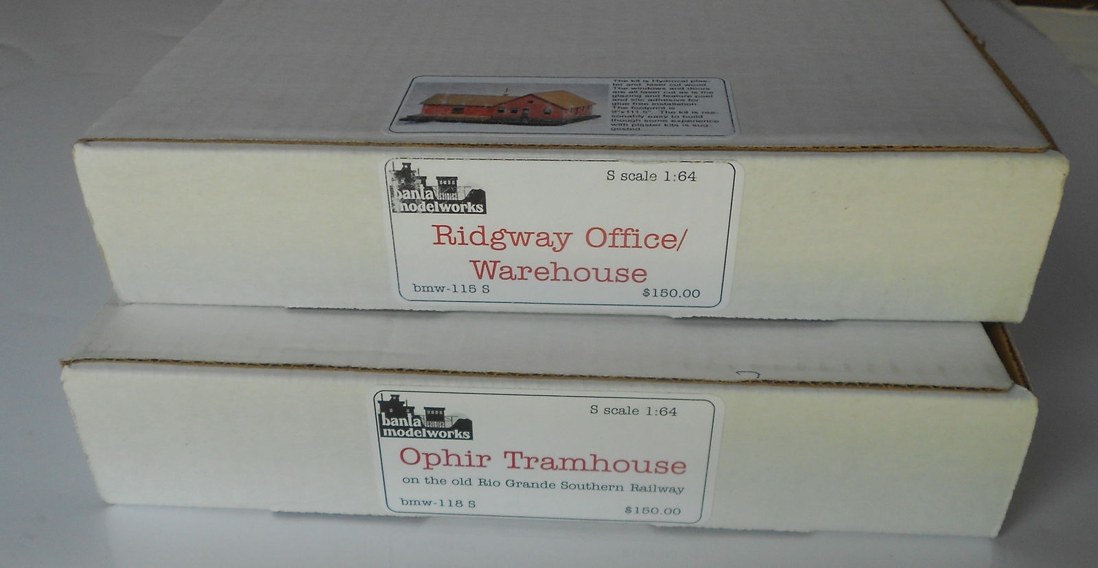 S Scale Banta Structure Kits (2) (1 of 2)