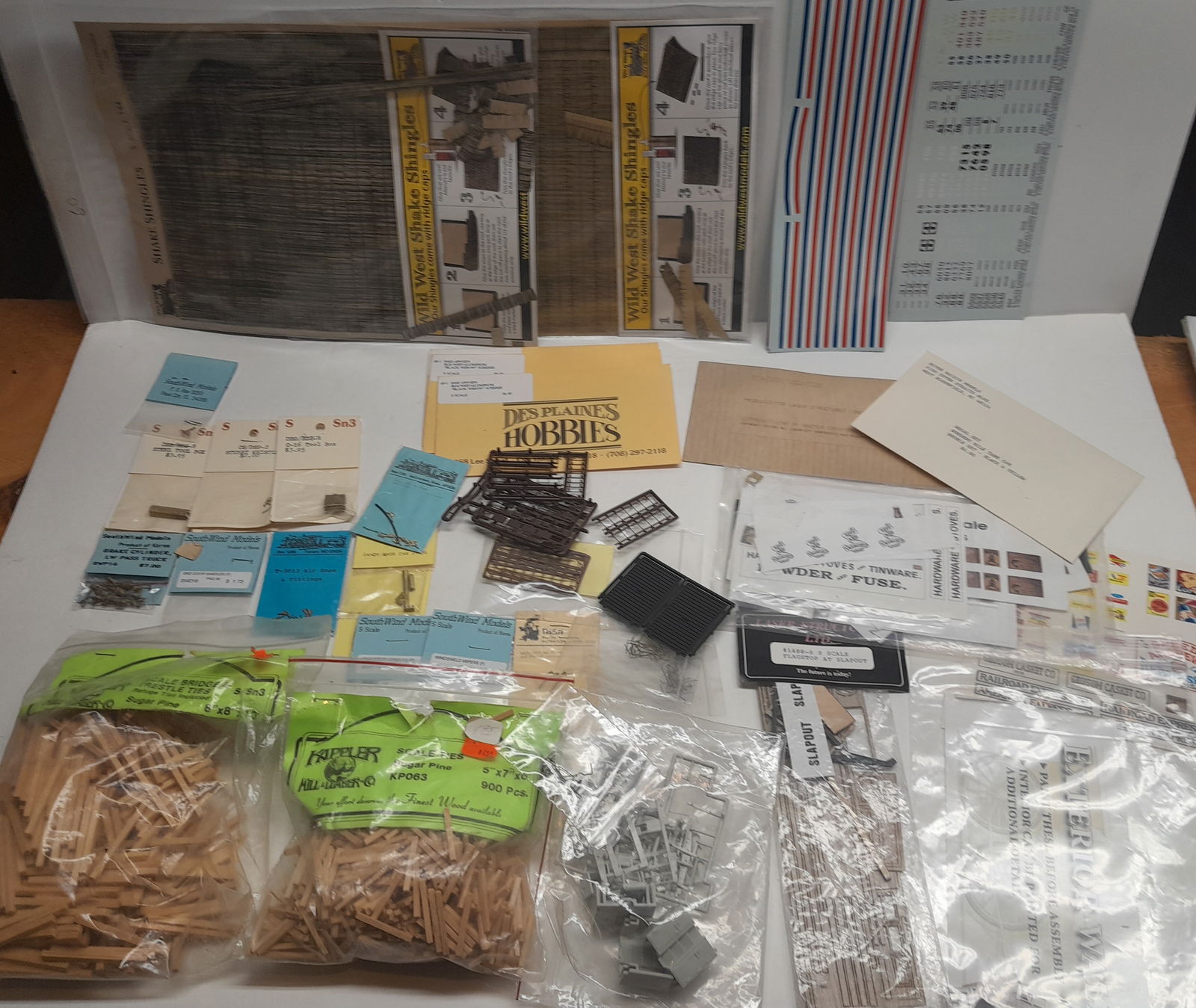 S Scale & other Detail Parts & Scratch Building Supplies (1 of 2)