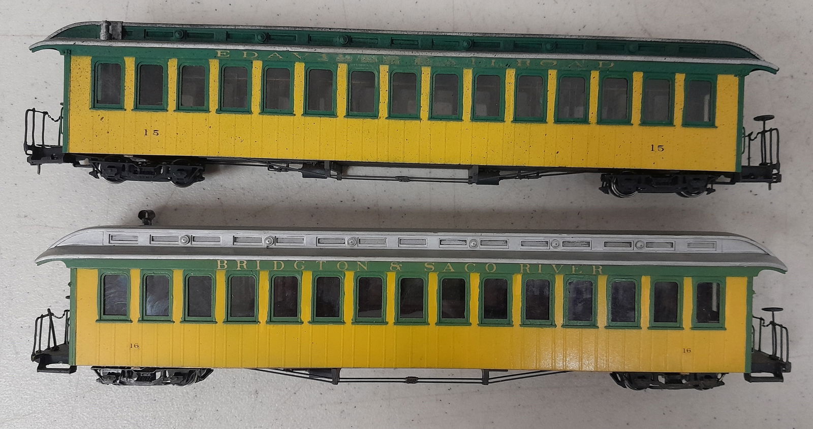 On2 Brass - 2 Passenger Cars: B&SR Edaville (15 & 16) (1 of 5)