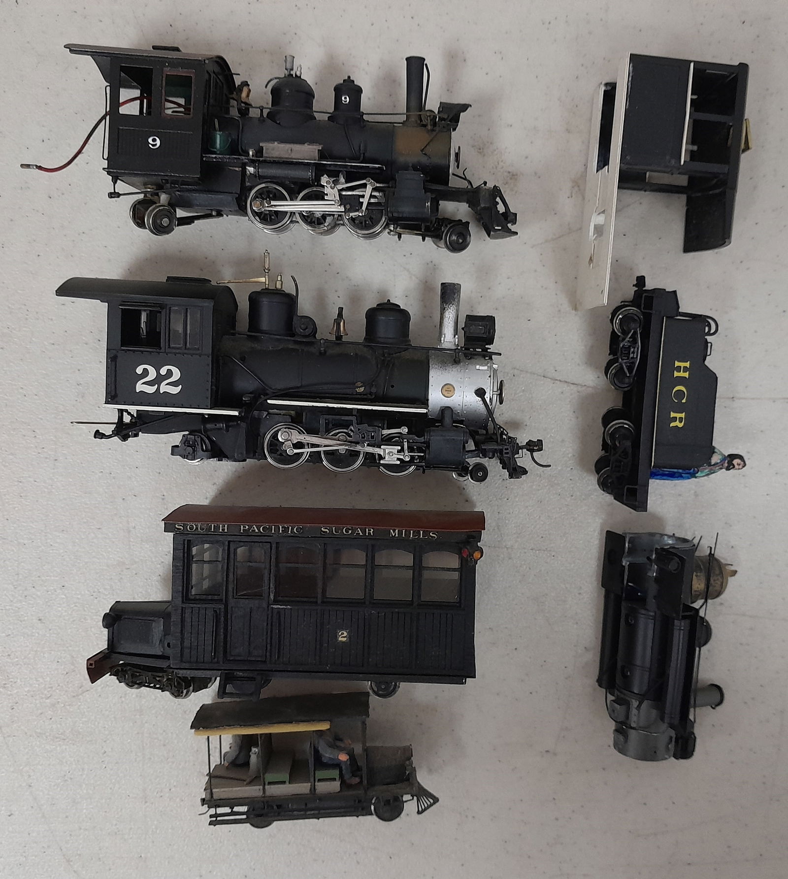 On2 & On30 Steam Locomotives and Parts (7) (1 of 3)