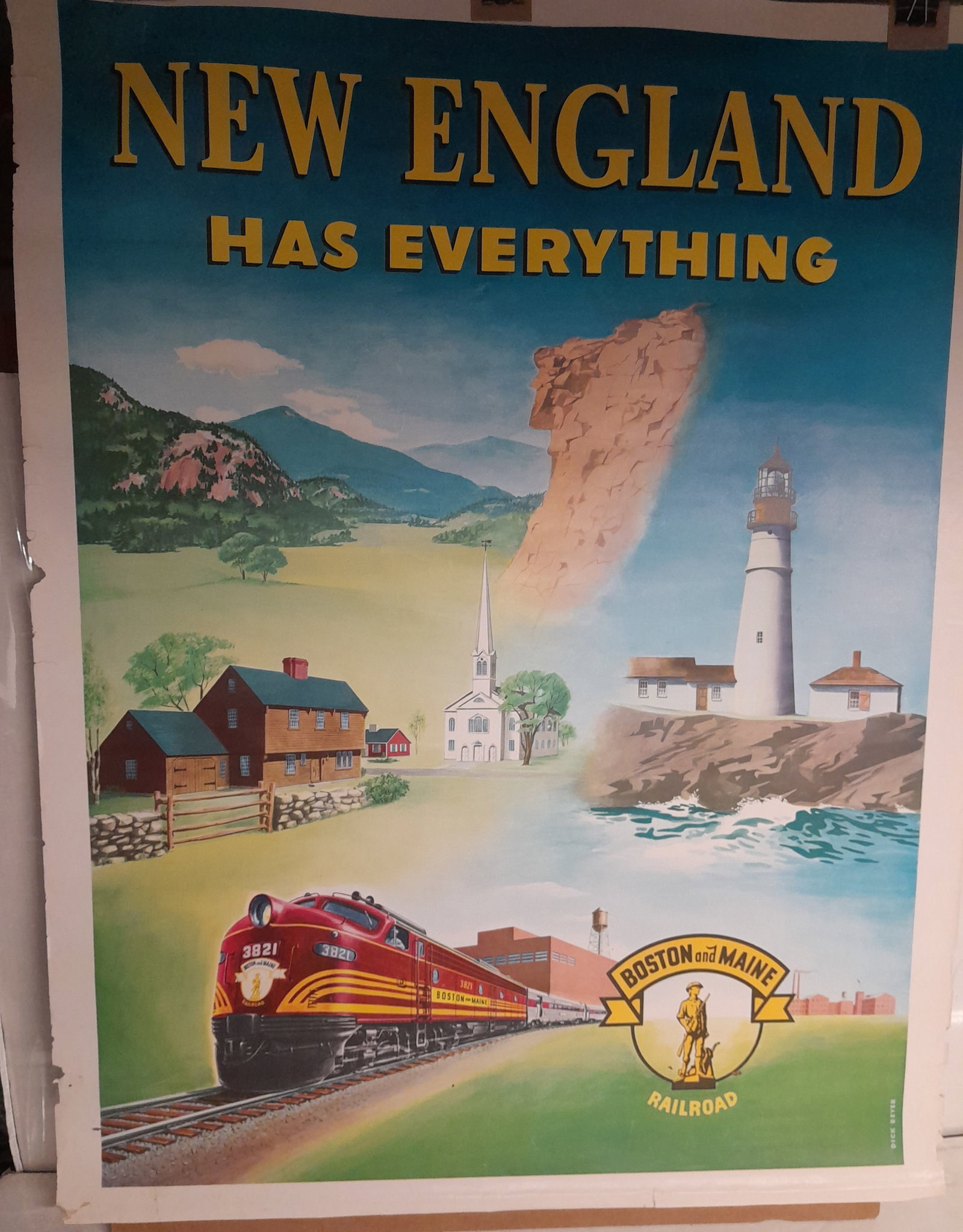 Boston & Maine Poster - New England Has Everything (1 of 4)