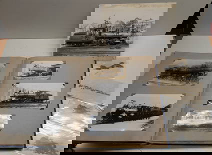 BRB&L Railroad Photographs: Locos, depots 200+-: A scrapbook with about 200 pictures of the Boston Revere Beach & Lynn Railroad. This book was compiled by Harold Walker of Marblehead, Massachusetts who was a noted railroad historian. This was a 3'