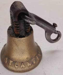 Atlantic Avenue Railroad Company Horse Car Bell: From Brooklyn, New York and Atlantic Avenue Railroad Company horse car bell. We'll try to keep the consignor's history sheet with the bell.