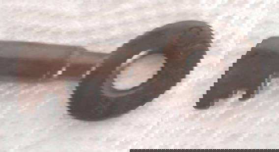 Old Colony & Newport Railroad Switch Key: An early New England key from the successor of the Old Colony & Fall River Railroad. The OC&N existed from 1864-1872 when it was taken over by the Old Colony Railroad. Nice markings with a tapered