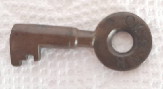 Old Colony & Newport Railroad Switch Key: An early New England key from the successor of the Old Colony & Fall River Railroad. The OC&N existed from 1864-1872 when it was taken over by the Old Colony Railroad. Nice markings with a tapered bar