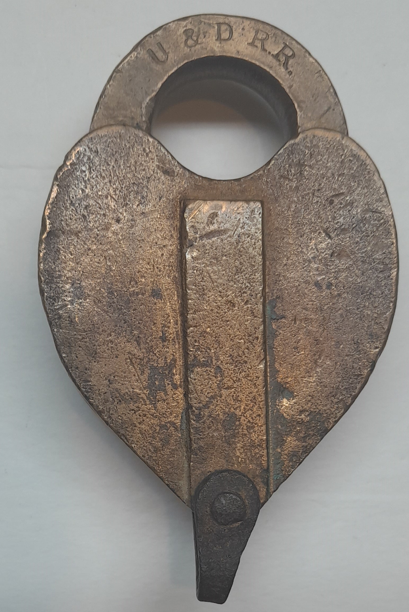 Ulster & Delaware Railroad "C"ar Lock by Bohannan (1 of 3)