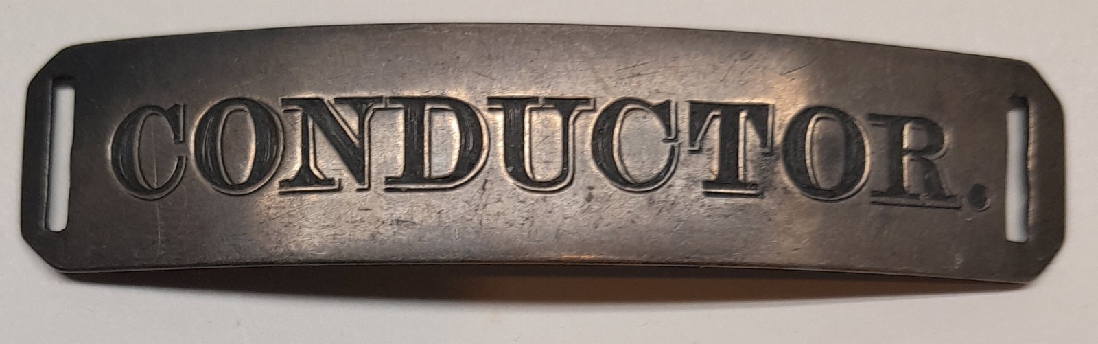 Jeweler made Conductor Badge - Silver Old Oops! (1 of 2)