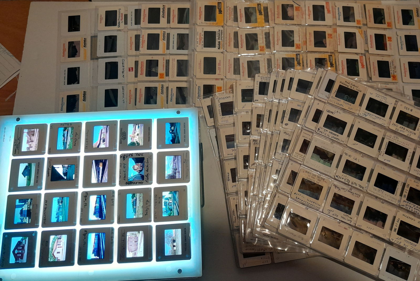 640 Photo Slides - Passenger Theme Locos, Depots (1 of 3)