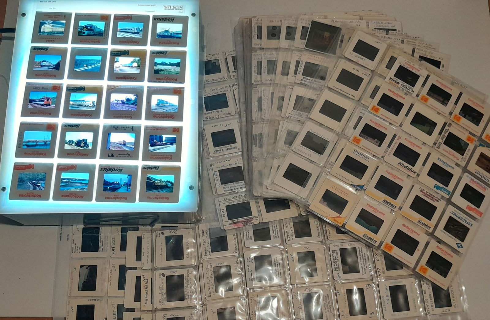 620 Photo Slides - Passenger Trains (1 of 4)