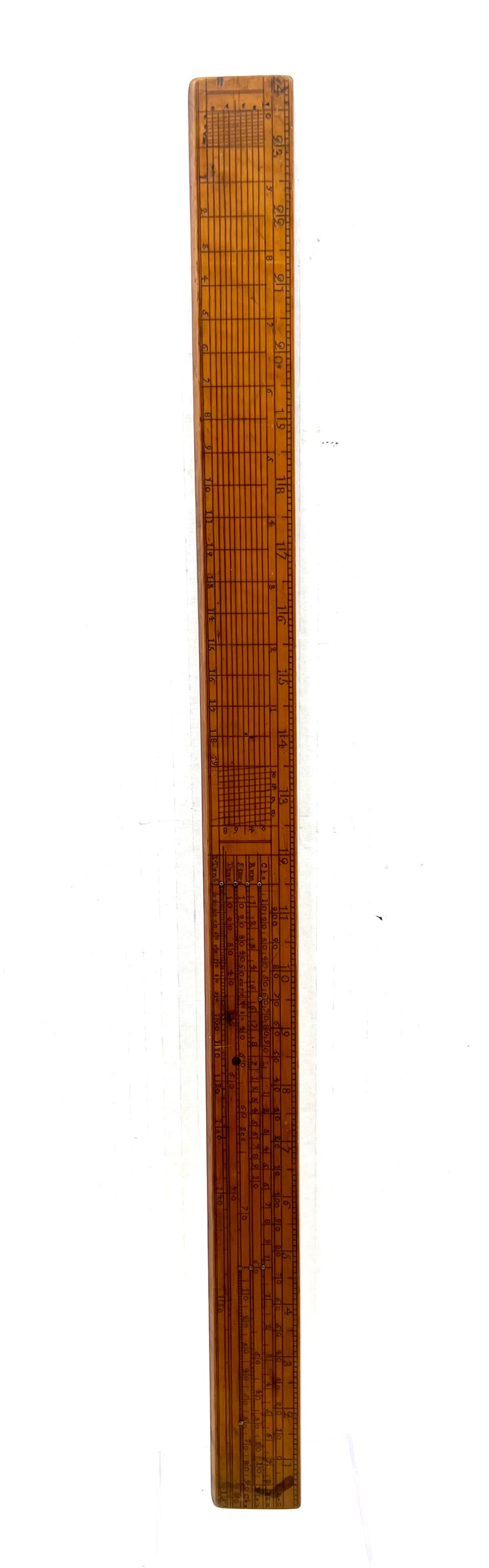 Two-foot boxwood gunter/engineer's rule (1 of 5)