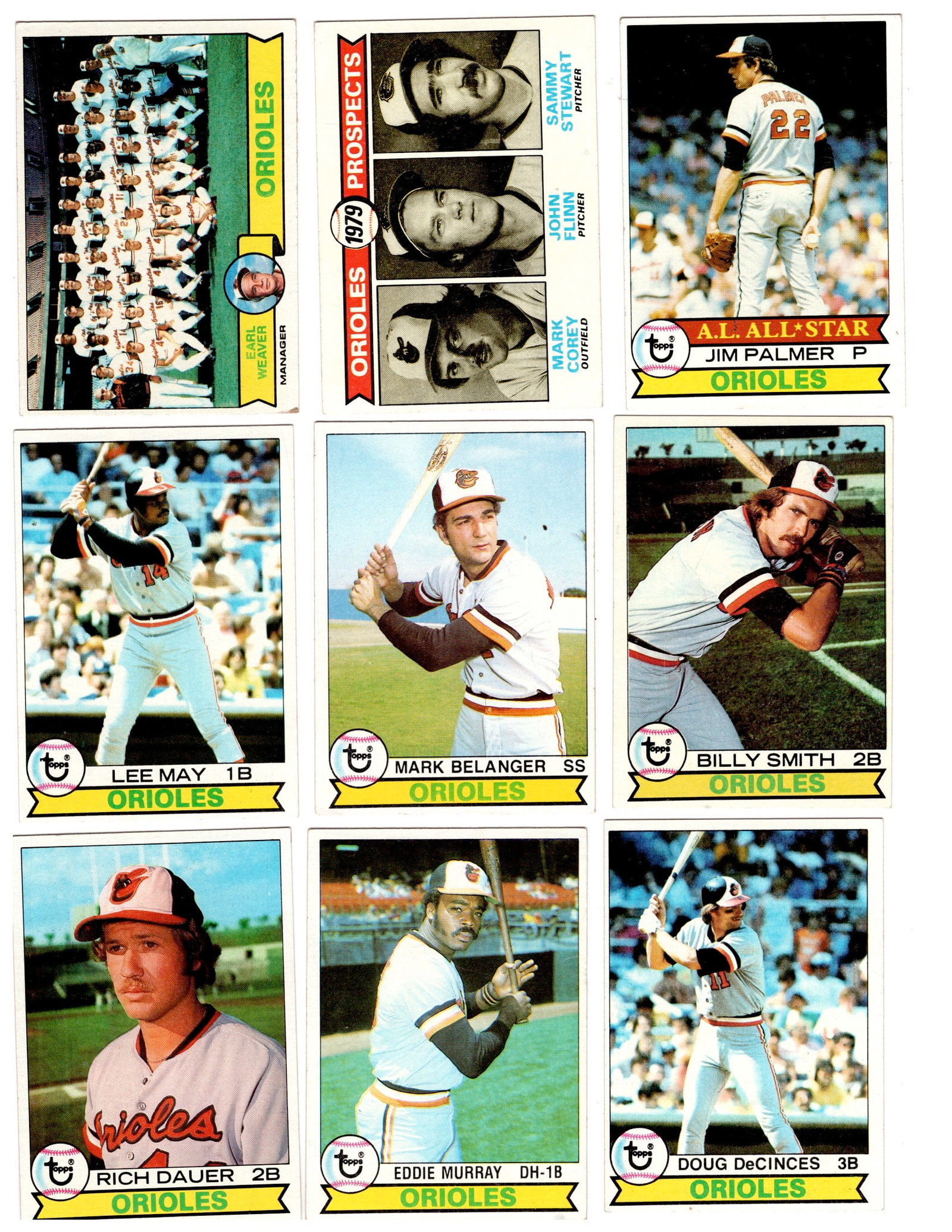 1979 Topps Baseball, Orioles & Indians (1 of 7)