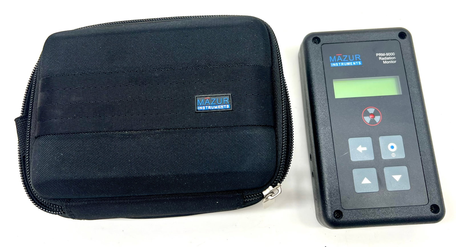 Mazur Instruments PRM-9000, Radiation monitor: Mazur Instruments PRM-9000, Radiation monitor. W/case. Missing charger Untested. AsIs