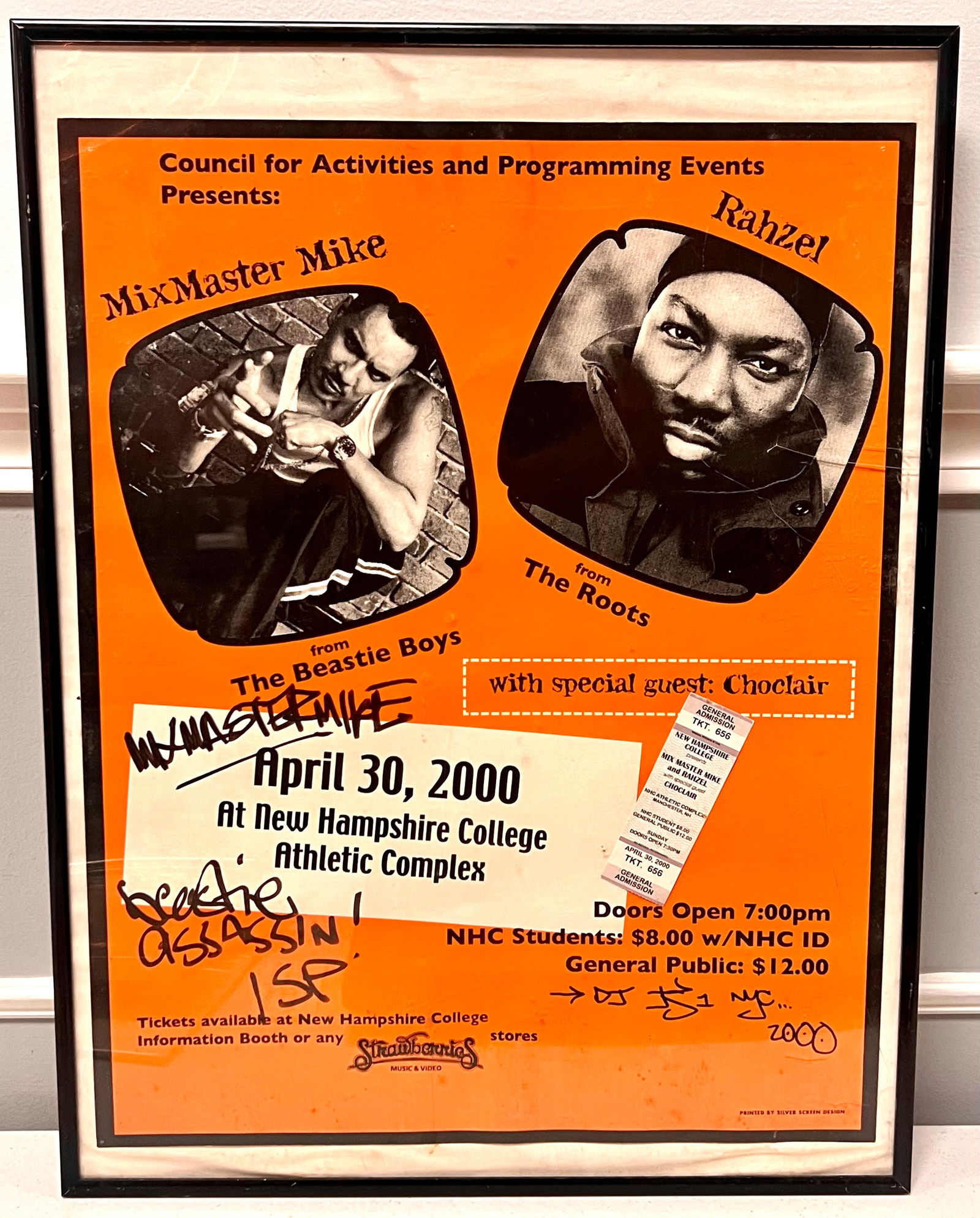 NH Concert Poster with Signatures (1 of 6)